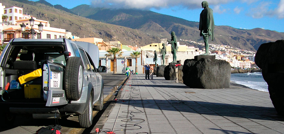 Auscultación con MASW de paseo maritimo